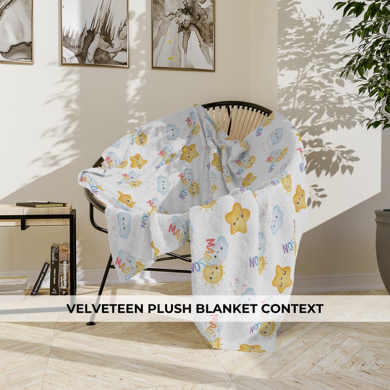 Softest Personalized Baby Boy Blanket With Name Custom Sherpa Fleece