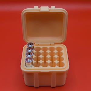Rugged AAA 20 Slot Battery Holder | Battery Box Organizer Container Storage Case 3D Printed Shipping Multiple Colors