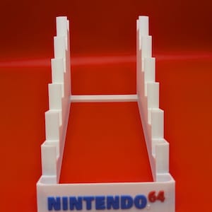 Nintendo 64 N64 Games Cartridge Holder - Fits Up to 7 Games - N64 Video Game Cartridge Holder Game Organizer Unique Home Décor