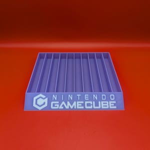 Nintendo Gamecube 10 Games Case Holders - Fits Up to 10 Games - 3D Printed Gamecube Game Case Holder Organizer Tray Unique Home Décor