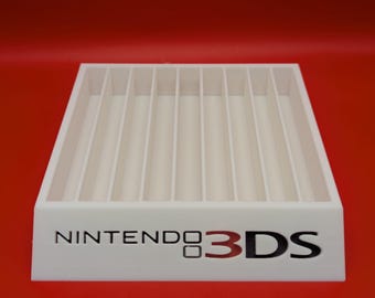 Nintendo 3DS 9 Games Case Holders - Fits Up to 9 Games - 3D Printed 3DS Game Cartidge Case Holder Organizer Tray Unique Home Décor