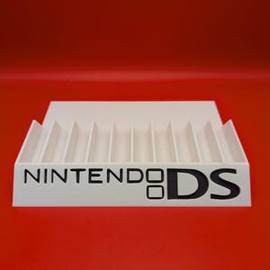 Nintendo DS 10 Games Case Holders - Fits Up to 10 Games - 3D Printed DS Game Cartidge Case Holder Organizer Tray Unique Home Décor