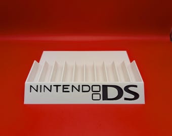 Nintendo DS 10 Games Case Holders - Fits Up to 10 Games - 3D Printed DS Game Cartidge Case Holder Organizer Tray Unique Home Décor