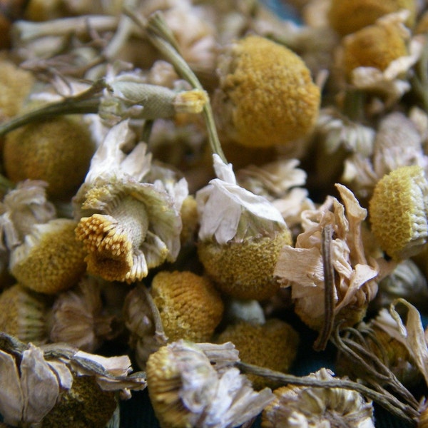 Chamomile Flowers - ORGANIC Tea, Skin Care, Pot Pourri, Hair Lightener - 50g