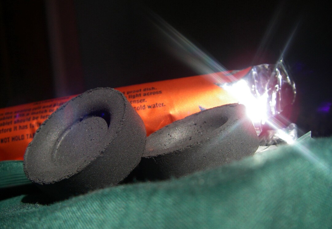 Self Igniting Charcoal Disks Burn Any Herb to Make Your Etsy