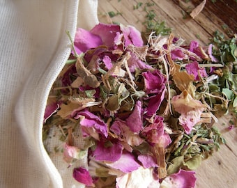 Facial Steam and Eye Treatment - ORGANIC Herbal - All skin types