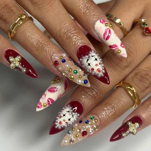 gift for wife, autumn press ons, almond fake nails, fall nails for her, ombre fake nails, glue on nails, press on nails, acrylic nails, fake nails, press on nails long, press on nails short, halloween nails, reusable nails