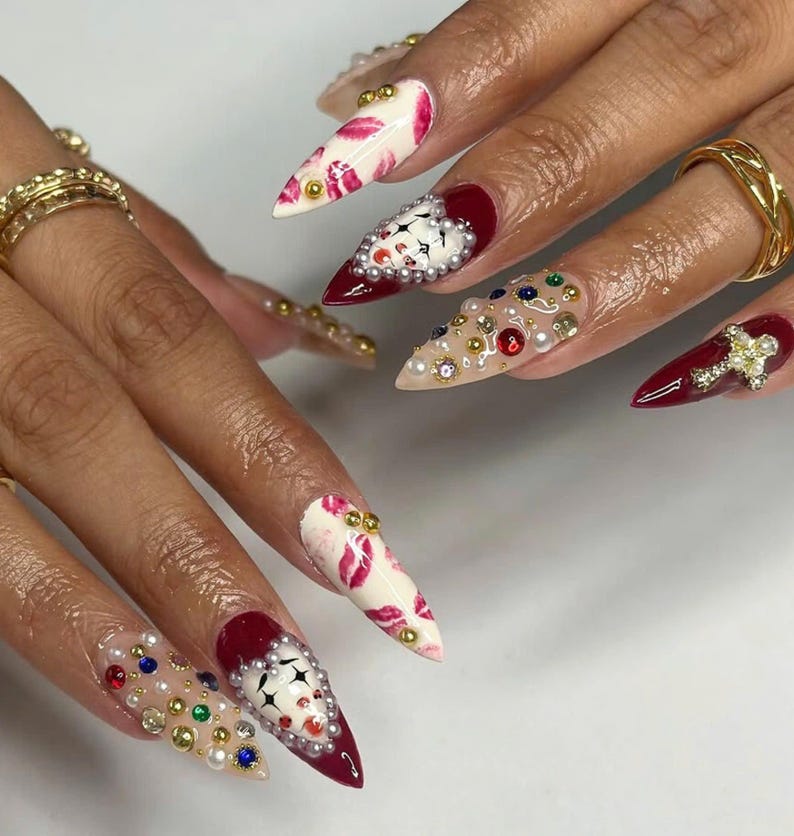 gift for wife, autumn press ons, almond fake nails, fall nails for her, ombre fake nails, glue on nails, press on nails, acrylic nails, fake nails, press on nails long, press on nails short, halloween nails, reusable nails