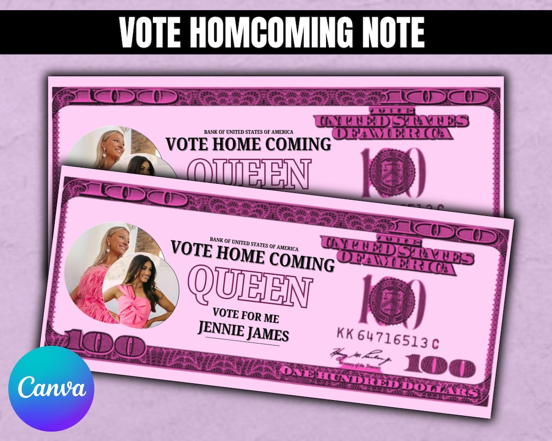 Personalized Dollar Bill Template Editable Dollar Bill Picture on