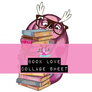 Book Lover Printable Collage Sheet Pack