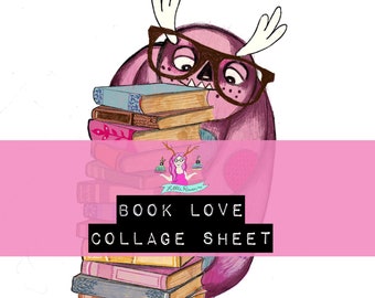 Book Lover Printable Collage Sheet Pack