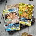 Personalized Father's Day Pokemon Card, Custom Photo Art Card, Best Dad Wallet Card Gift For Dad, Father's Day Gift From Kids, New Dad Gift product logo