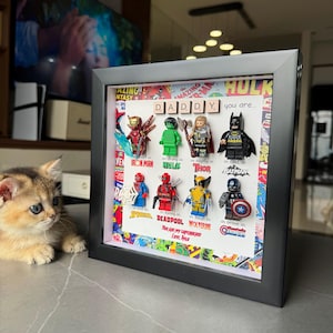 Regalo personalizado de superhéroe para papá / Regalo del Día del Padre 2026 / Súper papá / Regalo para papá / Regalo para papá primerizo / Regalo único para papá de parte de su hijo o hija