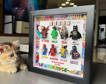 Personalized Superhero Dad Gift | 2026 Fathers Day Gift | Super Dad | Gift For Dad | New Dad Gift | Unique Gift for Dad from Son or Daughter