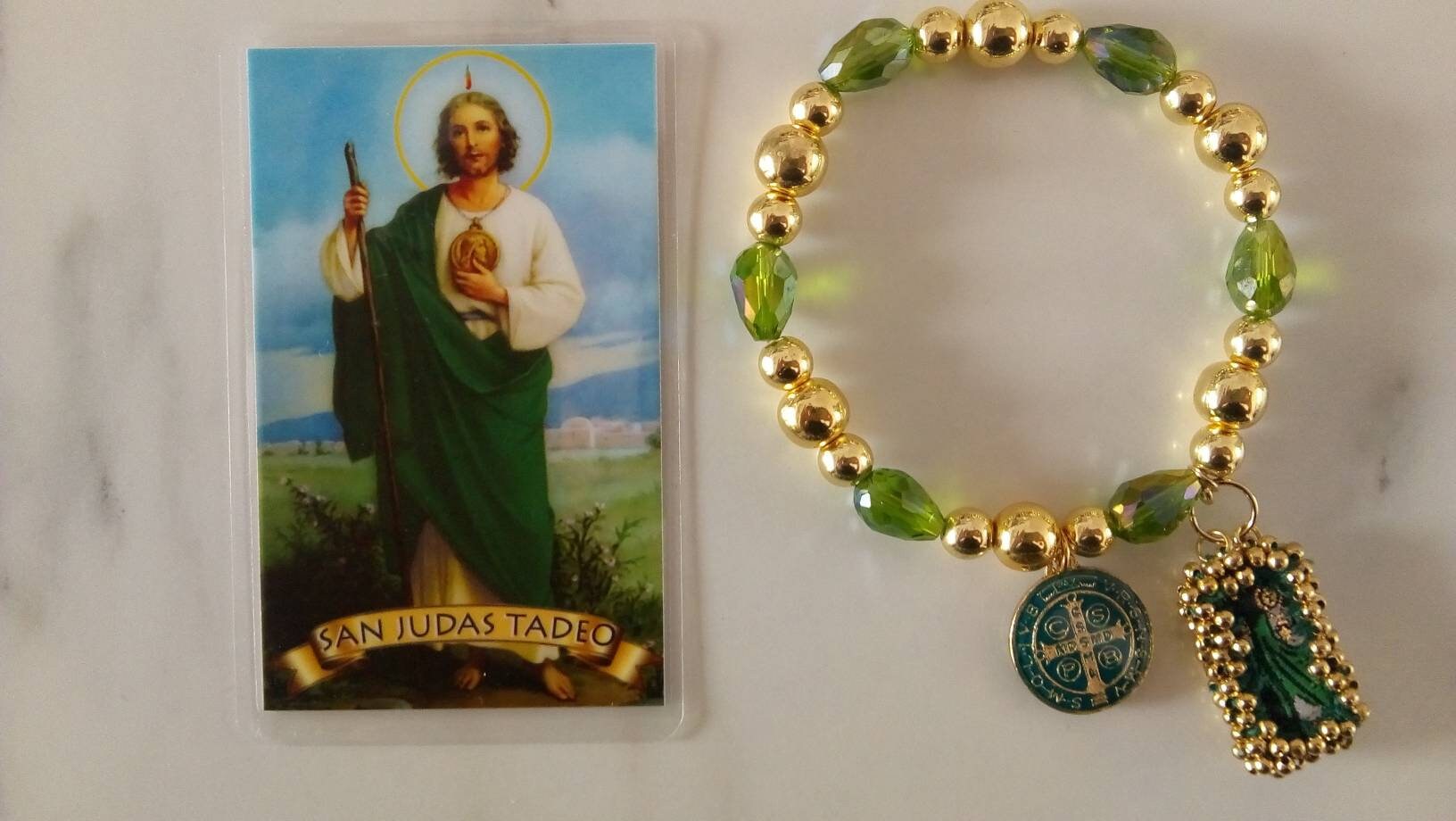 Saint Jude bracelet/Scapular bracelet/San Judas Tadeo/Virgen Etsy