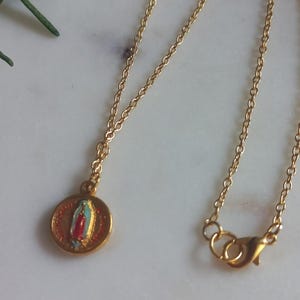 Virgen De Guadalupe Necklace - Etsy