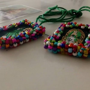 Virgen de Guadalupe/Saint Jude/Scapular/Escapulario Bordado/San Judas Tadeo/Saint Jude Thaddaeus/Mexican Gift/Catholic Gift/Religious Gift image 4