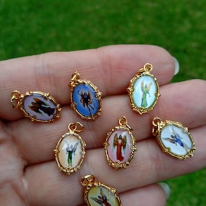 Archangel Charm Medals: Catholic Gift Set of 7