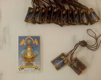 Conjunto de 12 Virgen de San Juan de los Lagos/Escapularios/Escapularios/Conjunto de 6