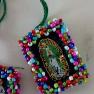 Virgen de Guadalupe/Saint Jude/Scapular/Escapulario Bordado/San Judas Tadeo/Saint Jude Thaddaeus/Mexican Gift/Catholic Gift/Religious Gift image 3