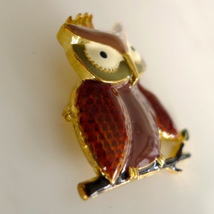 Owl Enamel Pin image 2