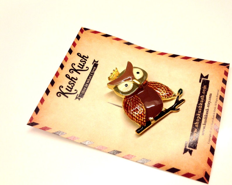 Owl Enamel Pin image 3