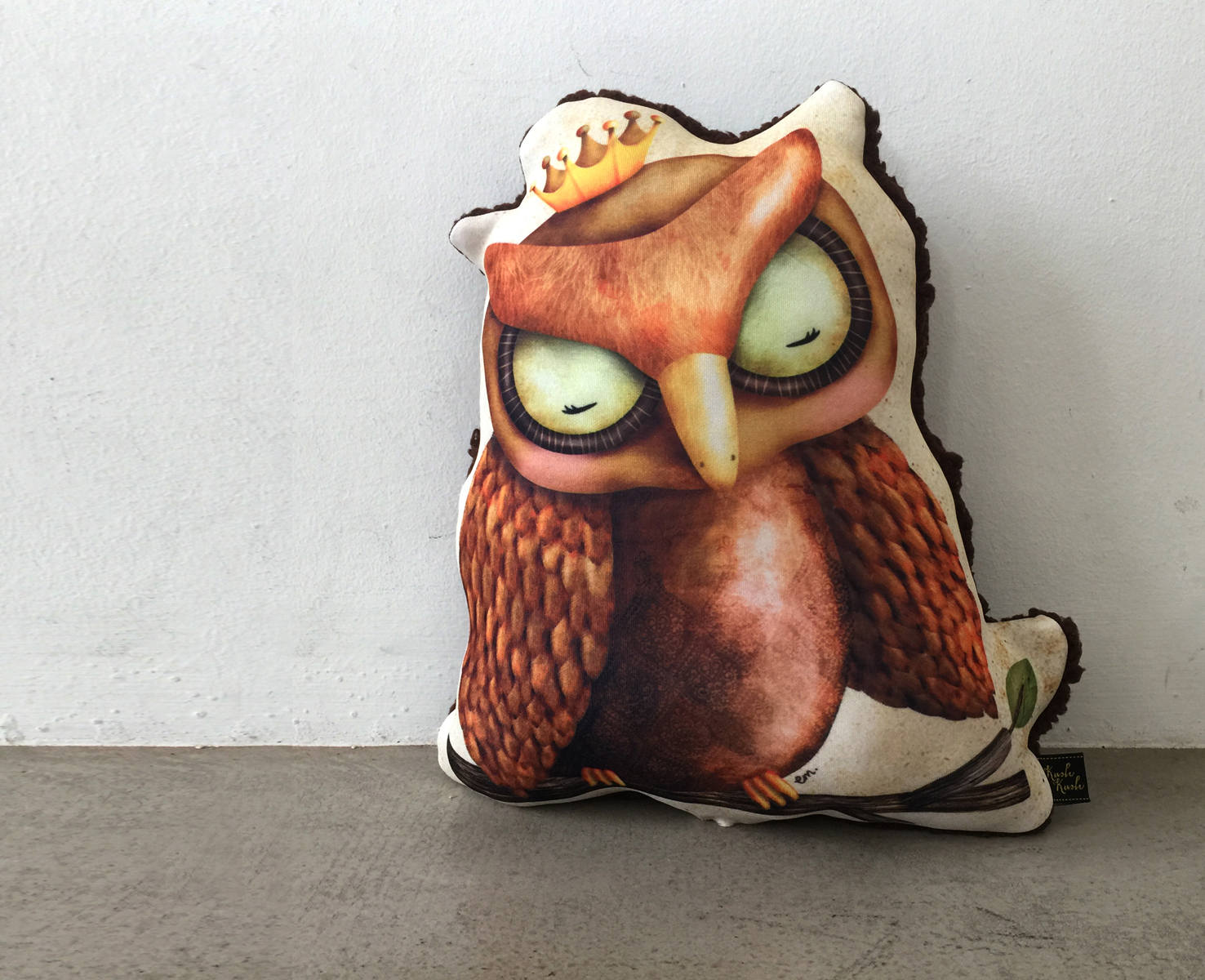Owl King Cushion/Pillow