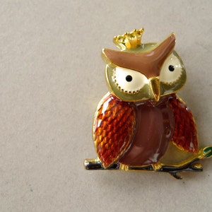 Owl Enamel Pin image 1