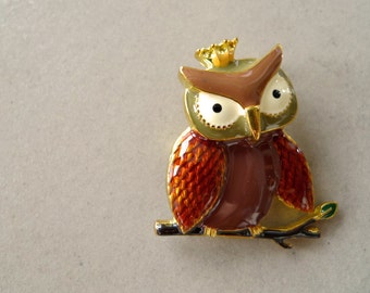 Owl Enamel Pin