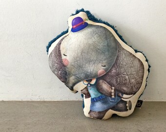 Elly the Elephant Cushion/Pillow