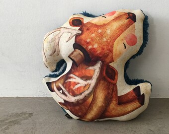 Wanderlust Deer Cushion/Pillow