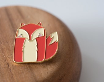 Mini Mr Fox Enamel Pin