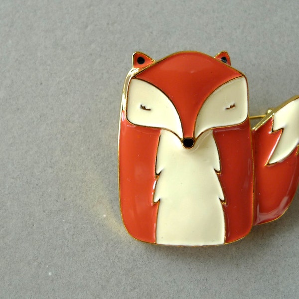 Mr Fox Enamel Pin