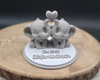 You are elephantastic | You are awesome | 3MF file | 2 variations | 3D printing file | Gift for loved ones | Commercial use