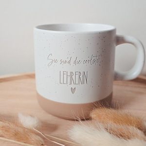 Keramiktasse, Tasse Lehrerin/Lehrer, Geschenkidee, Geschenk für Lehrerinnen und Lehrer, Schule, als Dankeschön, coolste Lehrer/in. Geschenk