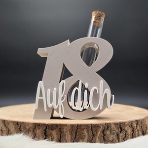 Cash gift 18, 18th birthday, cash gift packaging, 18, birthday gift, 18th birthday gift, cash gift, 3D lettering image 6