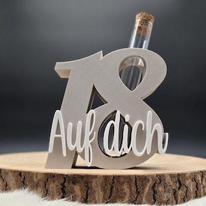 Cash gift 18, 18th birthday, cash gift packaging, 18, birthday gift, 18th birthday gift, cash gift, 3D lettering image 4