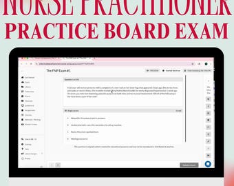 NP Practice Board Exam | fnp | agpnp | agnp | dnp | study guide