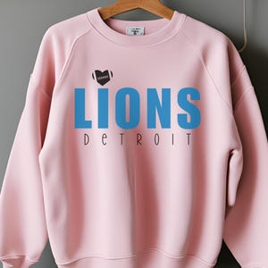 Detroit Lions PNG and SVG - Detroit Football png Football png Design, Sports Team Digital Download, Lions Clipart for DIY Crafts & Apparel