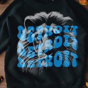 Detroit Lions PNG - Detroit Football png, Football png Design, Download digitale della squadra sportiva, Clipart dei Lions per artigianato fai da te e abbigliamento