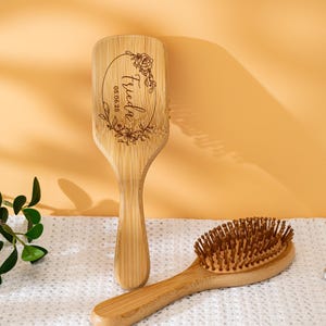 Custom Handmade Bridesmaids Airbag Brush,Personalised Name Comb,Birthday Wedding Gift For Her,Bridal Shower Gift,Gift for Girl,Mom Hairbrush