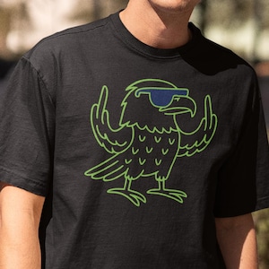 Seattle Football, cadeaus voor hem, Seahawk-voetbal, Seahawk-cadeau, uniek shirt, vader, echtgenoot, grappig Seahawk-shirt, kerst, cadeau Seattle