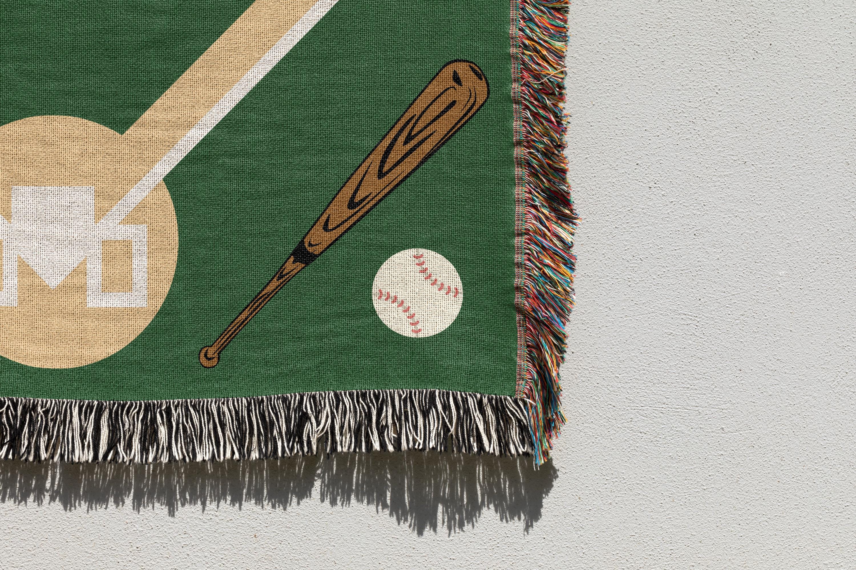 San Diego Baseball Woven Blanket: Padre Fan Gift - Etsy UK