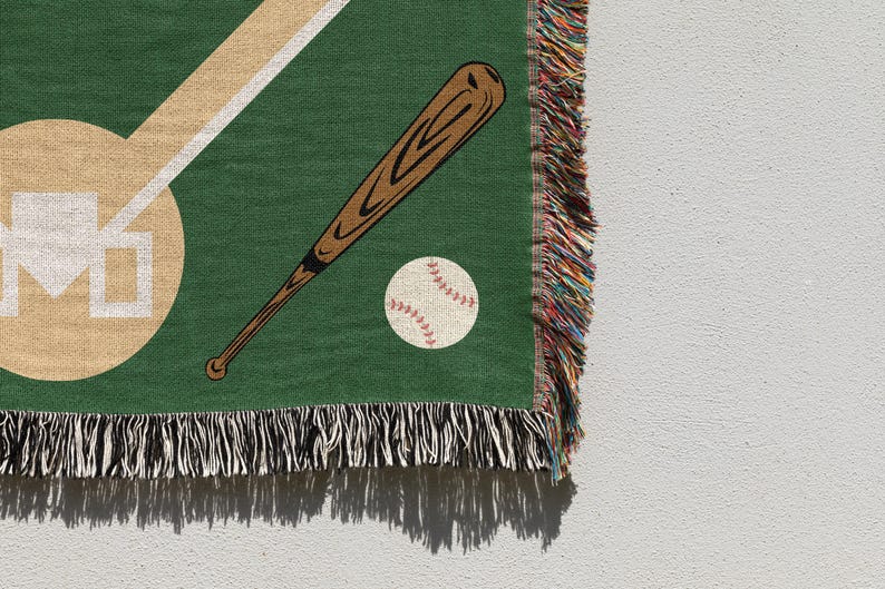 Atlanta, Woven Blanket, Brave, Baseball Gift, Christmas Gift, Atlanta