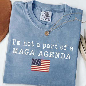 Don&#39;t Wanna Be An American Idiot Punk Rock I&#39;m Not A Part Of A Maga Agenda Shirt - Comfort Colors Political Protest Shirt