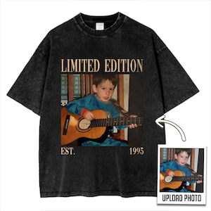 Benutzerdefinierte Vintage Foto und Jahr, Vintage Est 1995 Shirt, 30.Geburtstagsgeschenk, Geburtstagsparty Shirt
