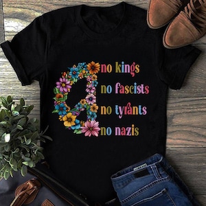 No Kings in America Shirt, Political Statement, Anti-MAGA, Protest Apparel, Resist Tee, Rejecting Republican Oligarchy