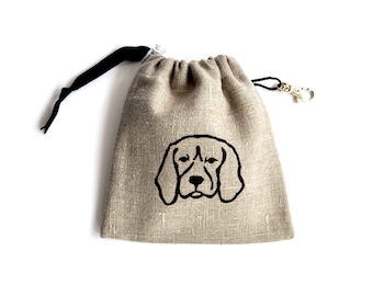 Beagle Dog Treat Pouch