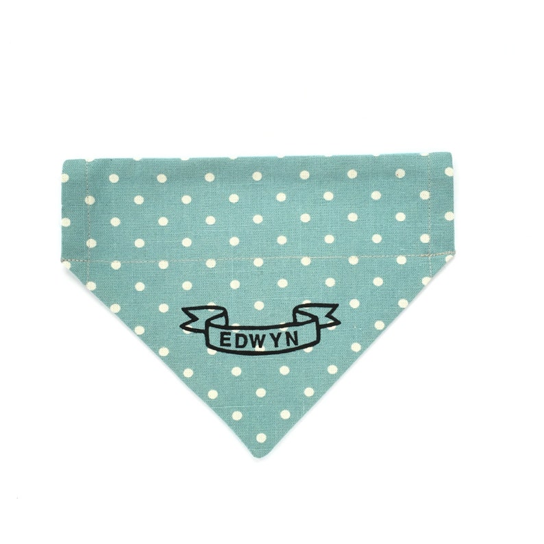 Personalised Dog Neckerchief Custom Name Bandana Etsy UK