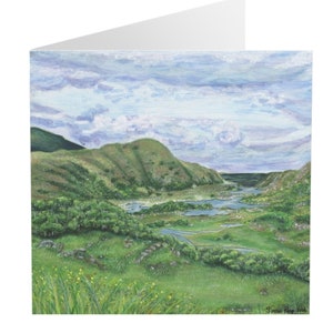 Cartão de felicitações Ladies View Ireland Landscape Artwork